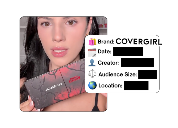 Spotted: Covergirl in a new paid collab