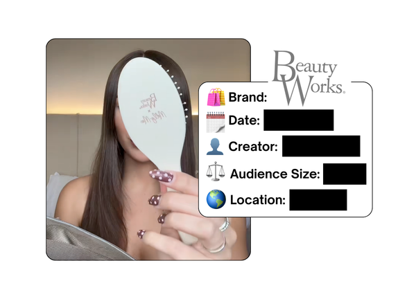 Spotted: Beauty Works in a new paid collab