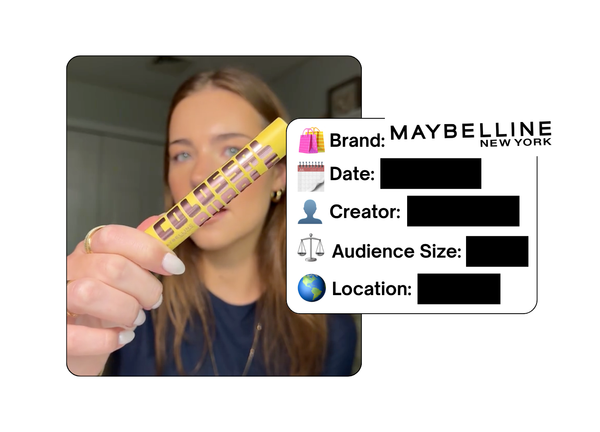 Spotted: Maybelline in a new paid collab