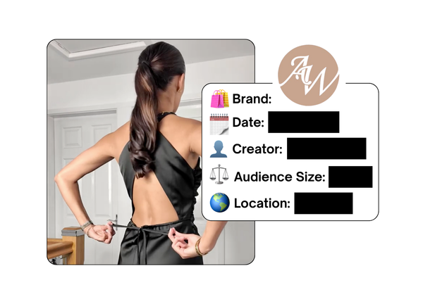 Spotted: AW Bridal in a new paid collab