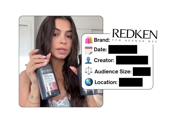 Spotted: Redken in a new paid collab
