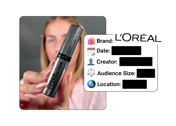 Spotted: L'Oreal in a new paid collab