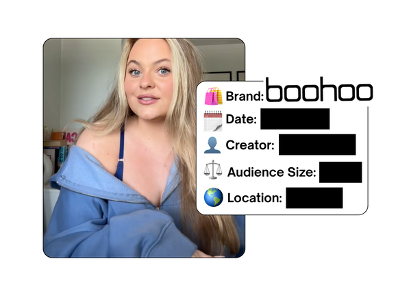 Spotted: Boohoo in a new paid collab