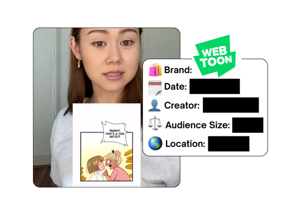 Spotted: WEBTOON in a new paid collab