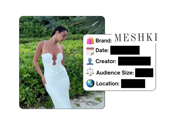 Spotted: Meshki in a new paid collab