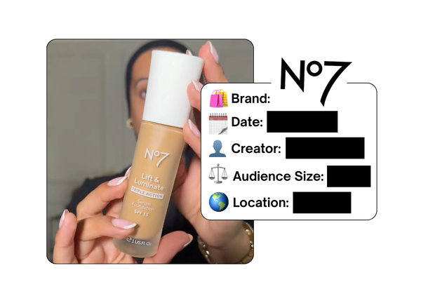 Spotted: No7 in a new paid collab