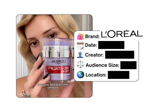 Spotted: L’Oreal in a new paid collab