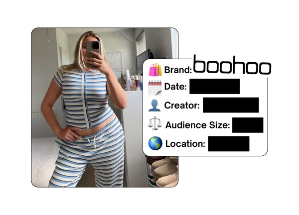 Spotted: Boohoo in a new paid collab