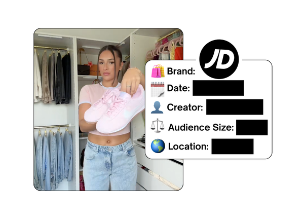 Spotted: JD in a new paid collab