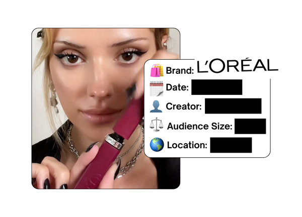 Spotted: L’Oreal in a new paid collab