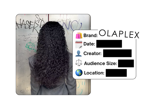 Spotted: Olaplex in a new paid collab
