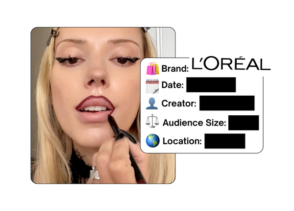 Spotted: L’Oreal in a new paid collab