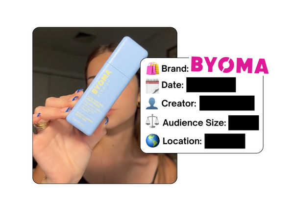 Spotted: BYOMA in a new paid collab