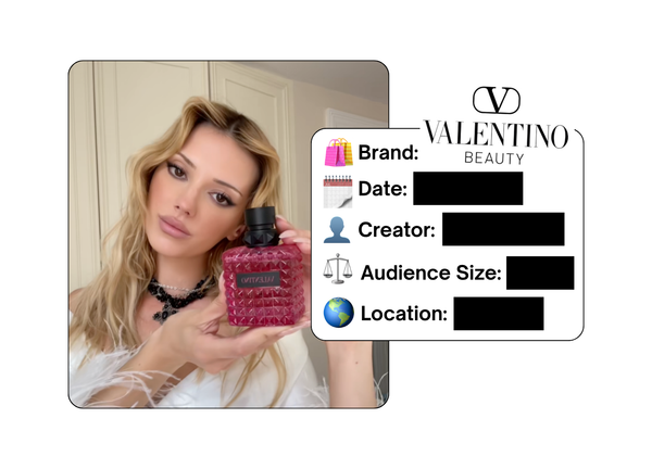 Spotted: Valentino Beauty in a new paid collab