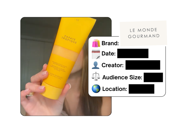 Spotted: Le Monde Gourmand in a new paid collab