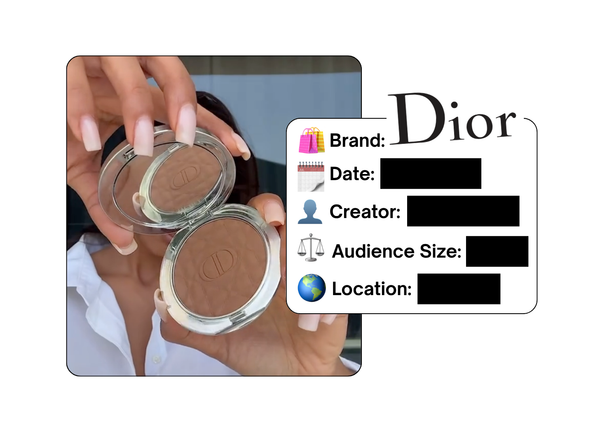 Spotted: Dior Beauty in a new paid collab