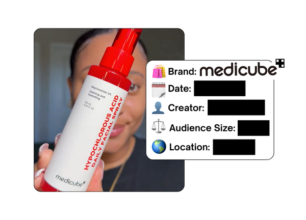 Spotted: Medicube in a new paid collab