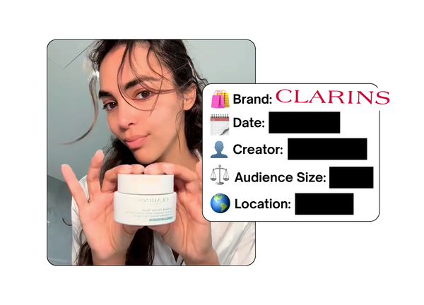 Spotted: Clarins in a new paid collab