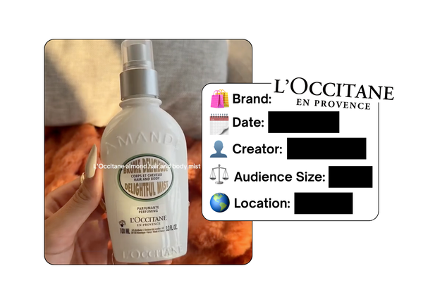 Spotted: L'Occitane in a new paid collab