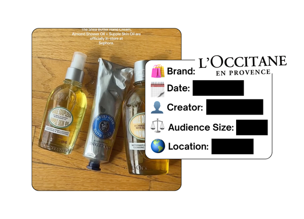 Spotted: L'Occitane in a new paid collab