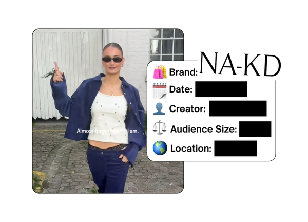 Spotted: NA-KD in a new paid collab