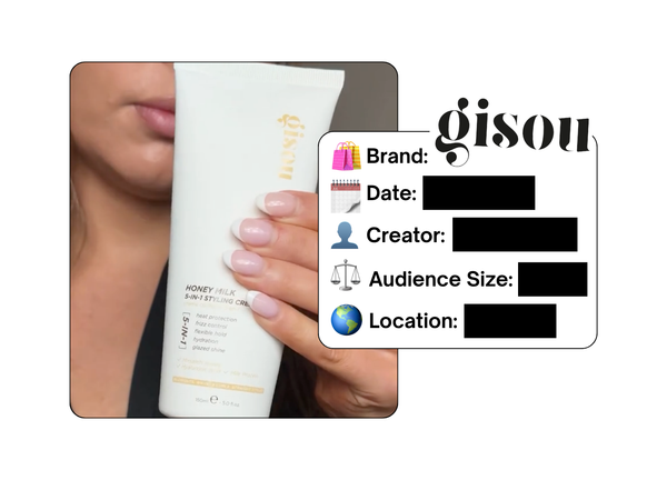 Spotted: Gisou in a new paid collab