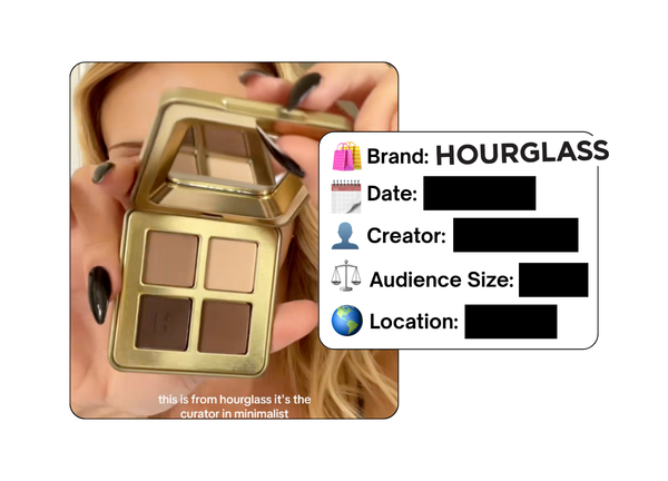 Spotted: Hourglass Cosmetics in a new paid collab