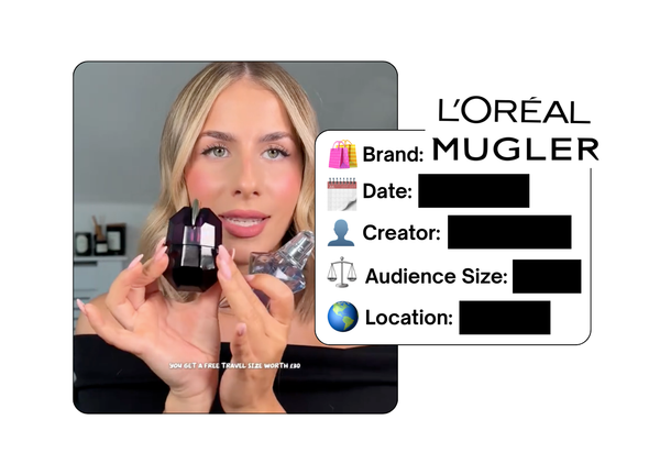 Spotted: L'Oreal x Mugler in a new paid collab