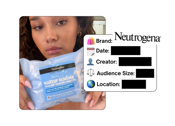 Spotted: Neutrogena in a new paid collab