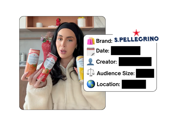 Spotted: Sanpellegrino in a new paid collab