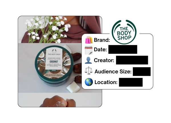 Spotted: The Body Shop in a new paid collab