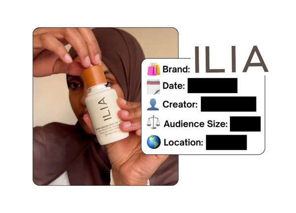 Spotted: ILIA Beauty in a new paid collab