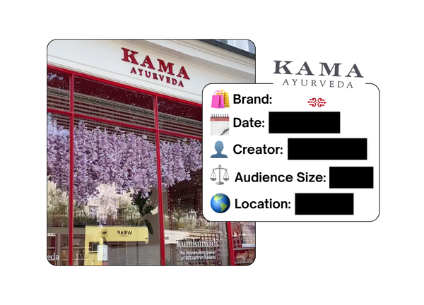 Spotted: Kama Ayurveda in a new paid collab