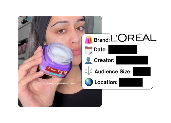 Spotted: L'Oreal in a new paid collab