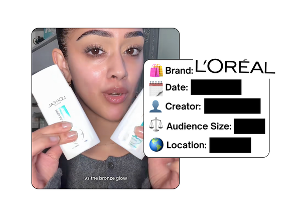 Spotted: L'Oreal in a new paid collab