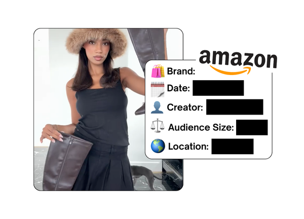 Spotted: Amazon in a new paid collab