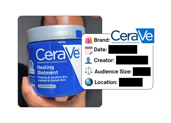 Spotted: CeraVe in a new paid collab