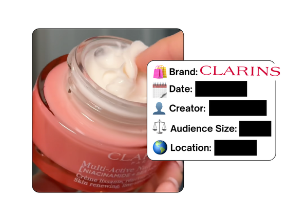 Spotted: Clarins in a new paid collab
