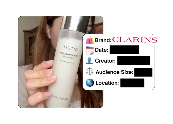 Spotted: Clarins in a new paid collab