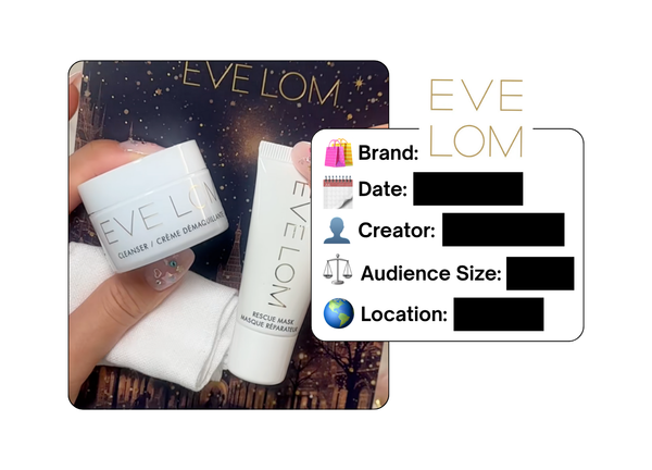 Spotted: EVE LOM in a new paid collab