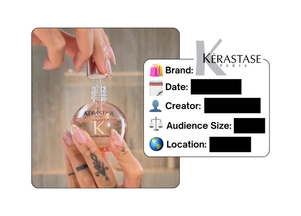 Spotted: Kerastase in a new paid collab