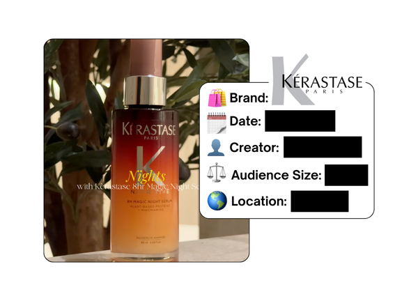 Spotted: Kerastase in a new paid collab