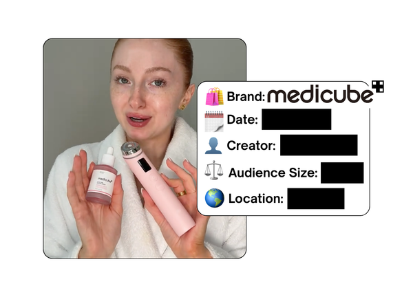 Spotted: Medicube in a new paid collab