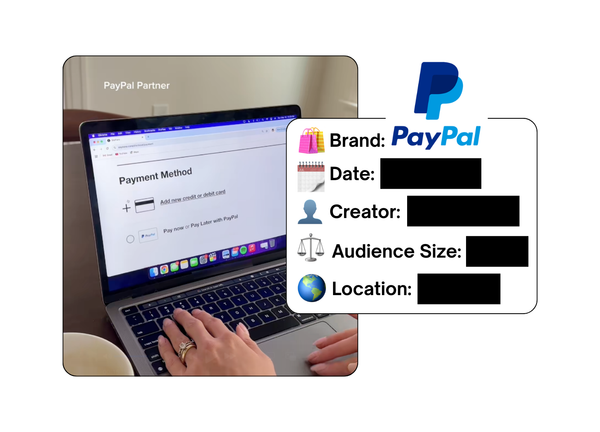 Spotted: PayPal in a new paid collab