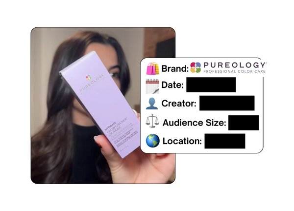 Spotted: Pureology in a new paid collab