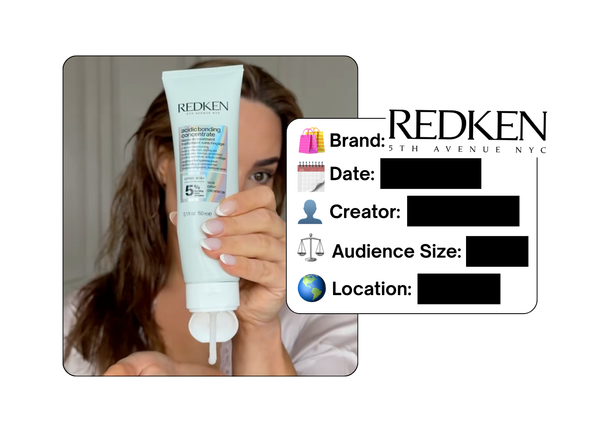 Spotted: Redken in a new paid collab