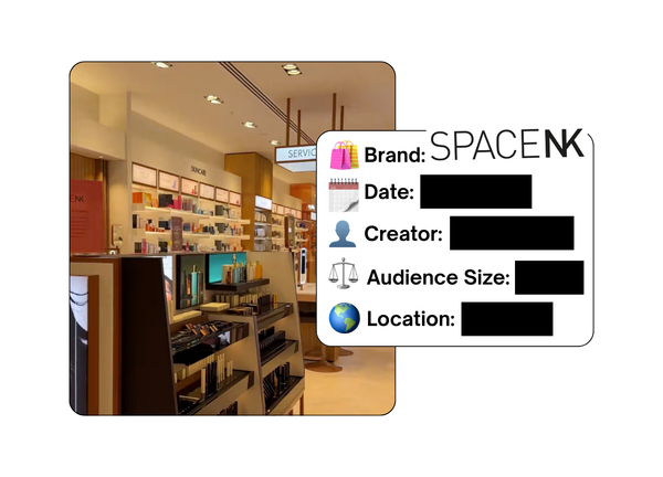 Spotted: Space NK in a new paid collab