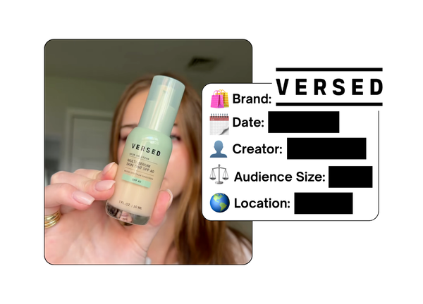 Spotted: Versed in a new paid collab