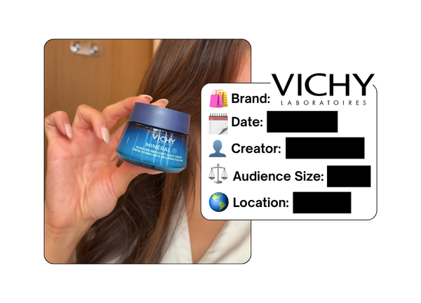 Spotted: Vichy Laboratoires in a new paid collab