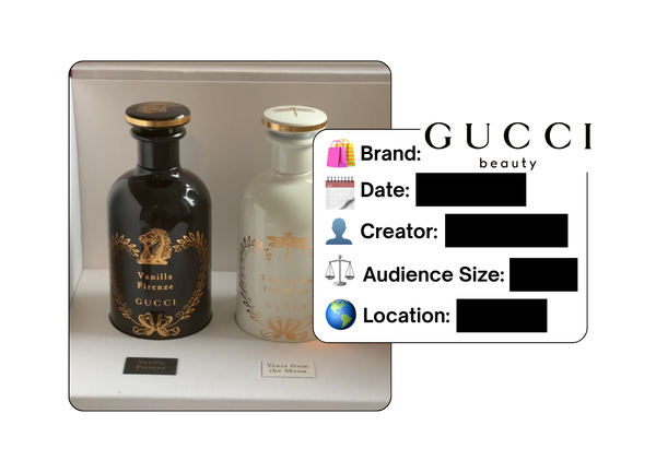 Spotted: Gucci Beauty in a new paid collab